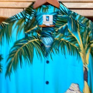 Kahala Men's Rayon Hawaiian Shirt XL